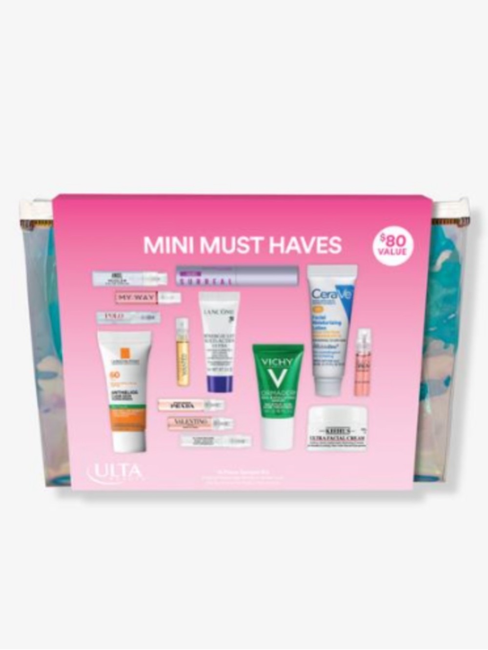 ULTA Mini Must Haves 14p Sampler NIB $80 Laroche-Posay Lancome Vichy CaraVe